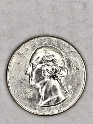 1963-P Gem BU Washington Quarter - Image 1 of 2