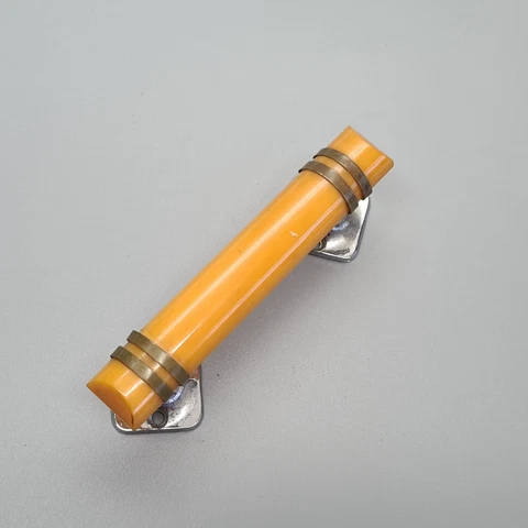 Amber Butterscotch Bakelite 1960 Door Handle Cover