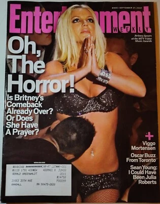 Entertainment Weekly #955 - Britney Spears - September 21, 2007 - Foo Fighters - Image 1 of 4