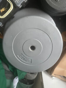 Weight Plates  20KG Vinyl 1" Standard Home Dumbbell Lifting Training
