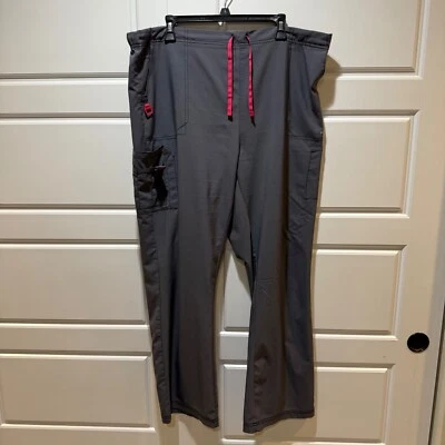 Pantalones Médicos Carhartt Utility Bolsillos Carga Cordón Gris 2XL Foto 1 de 4