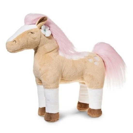 Almohada de pony CIRCO Wild Horses suave felpa rosa melena NUEVA 14" X 16" Foto 1 de 1