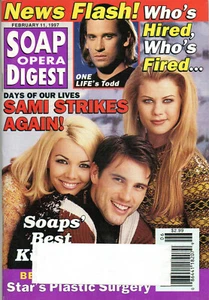 SOAP OPERA DIGEST February 11 1997 Christie Clark Austin Peck Alison Sweeney - Picture 1 of 3