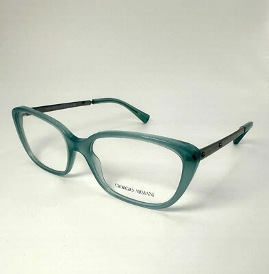 NEW AUTHENTIC GIORGIO ARMANI AR7012 5034 AZURE GREEN EYEGLASSES - Image 1 of 4