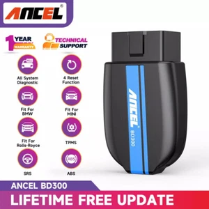 ANCEL BD300 OBD2 Scanner Bluetooth Fit for BMW All System Code Reader Diagnostic - Picture 1 of 12