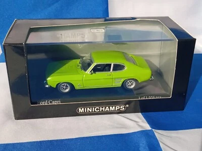 Ford Capri Mk1 1969 Le Mans Green 1/43 minichamps très rare - Photo 1/2