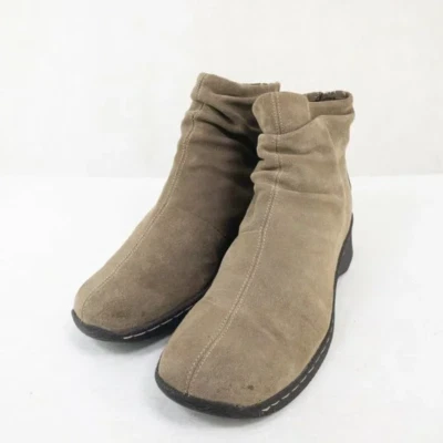 Бас ботинки женщин 10 коричневый замшевый повседневный комфорт ботинок повседневный комфорт - Изображение 1 из 4