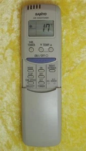 Original Sanyo Air Conditioner Remote Control RCS-5S4E RCS5S4E Genuine - Picture 1 of 1