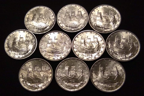 10x 1976 san marino 5 lire bu world hunger fao roll italy rare world type coins Cover