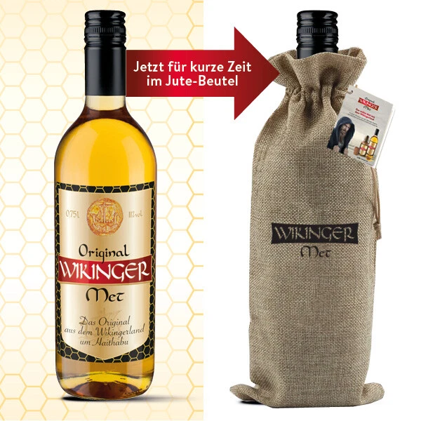 Wikinger MET Honigwein 10 L Kanister Trinkhorn Auslaufhahn 11 Mittelalter