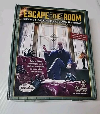 Escape the Room: Secret of Dr. Gravely's Retreat Board Game Sealed New - Image 1 of 4