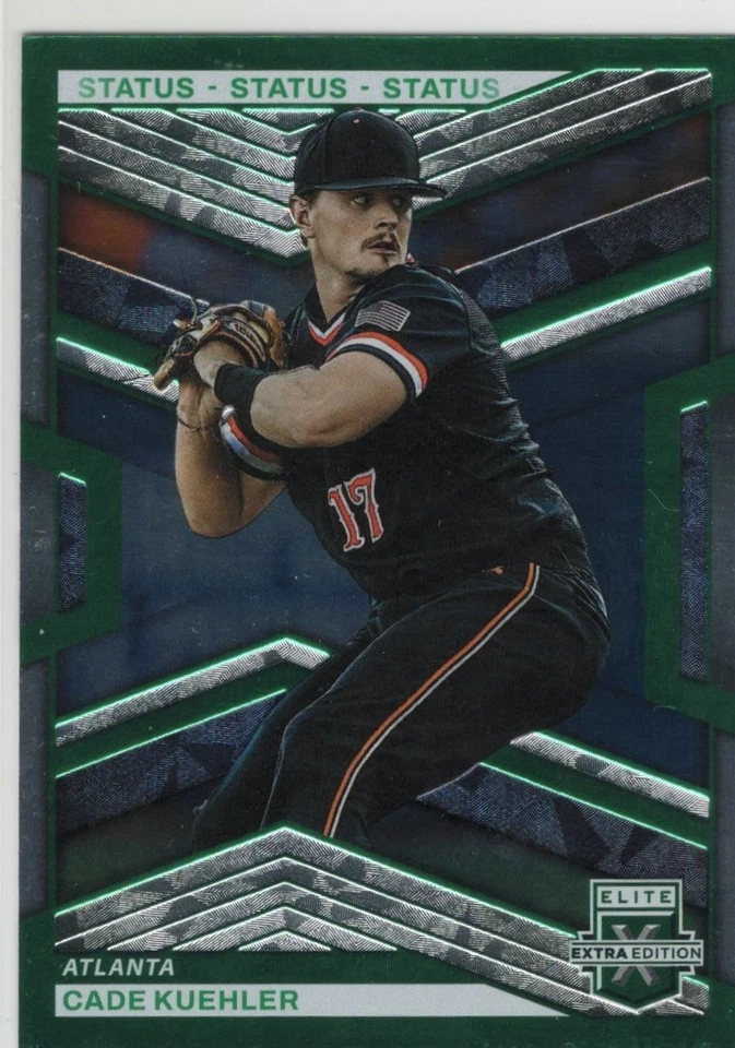 2023 Elite Extra Edition Status Green #38 Cade Kuehler /499 - Image 1 of 1