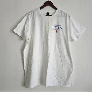 Michelob Ultra - Maine - Logo TShirt White Adult Short Sleeve Shirt Size XL - Picture 1 of 5