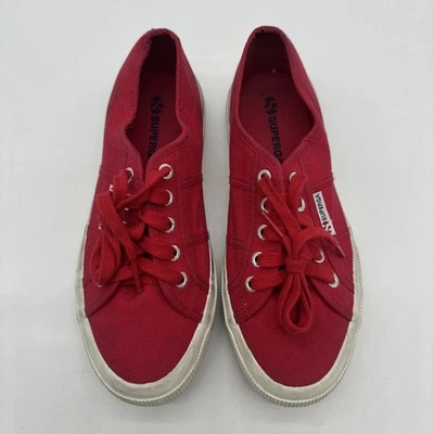 Zapatillas Superga Unisex Talla 6M Hombres y Mujeres 7.5W Rojo Logo ..#6 Foto 1 de 4