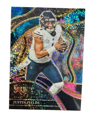 2023 Select Justin Fields Cosmic Prizm SSP Club #249 Bears Case Hit - Image 1 of 3