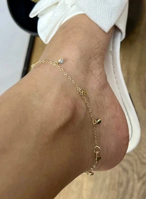 Pulsera Tobillera Oro 14k - Tobillera En Oro 14K Foto 1 de 4