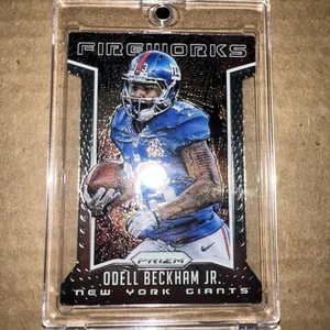 2015 Panini Prizm Odell Beckham Jr. Fireworks #F13 Giants - Picture 1 of 6