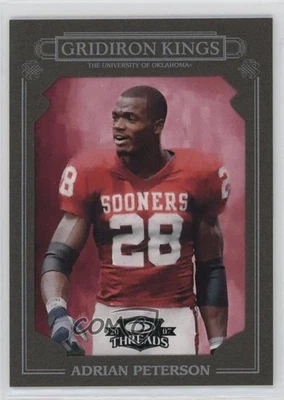 Donruss Threads 2007 marco verde/25 Adrian Peterson #CGK-11 novato radiocontrol Foto 1 de 2