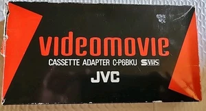 VINTAGE JVC VIDEOMOVIE CASSETTE ADAPTER C-P6BKU IOB - Picture 1 of 4