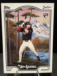 2025 Topps Bob Ross Dylan Crews Rookie Beauty Is Everywhere Variation SP #75-SP - Picture 1 of 3