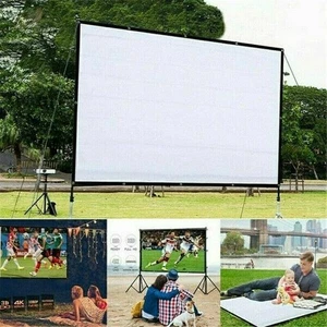 60-150" Rolleinwand Beamerleinwand Beamer Leinwand Projektionsleinwand 16:9 Xmas - Bild 1 von 6