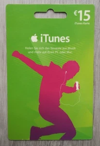 iTunes Karte 15 € Apple 2005 - Bild 1 von 2