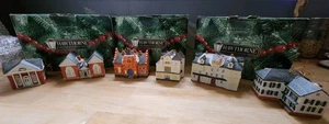 6 Pieces - Hawthorne Porchlight Rockwell's Christmas On Main Street Ornaments  - Picture 1 of 16