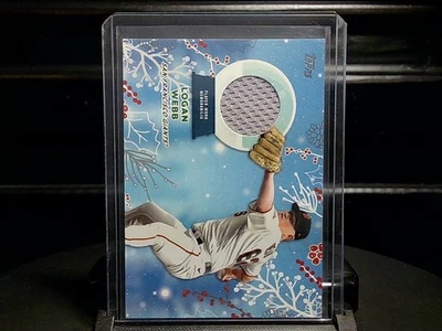 2023 Topps Holiday - Relics Logan Webb #RC-LW (MEM) - Image 1 of 2