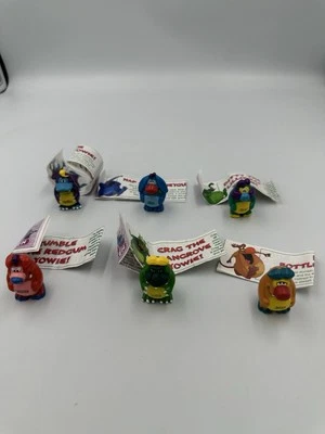 Yowies Vintage Original Set Of 6 Pencil Toppers With Token Paperwork - image 1 of 4