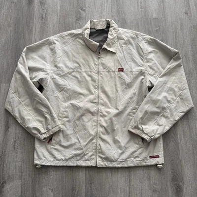 Jaqueta corta-vento masculina vintage Y2K mercúrio bronzeada leve zíper completo - Imagem 1 de 4