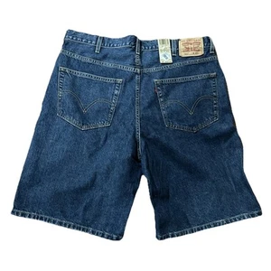 Pantaloncini Levis 550 Relaxed Fit Denim Taglia 40 Jorts Nuovi con etichette John Cena - Foto 1 di 14