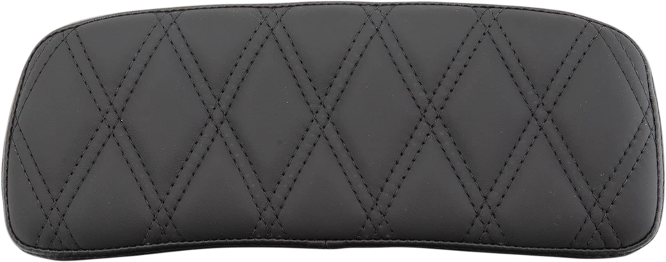 Almohadilla Drag Specialties de vinilo cosido con diamante negro Tour Pack para Harley Foto 1 de 1