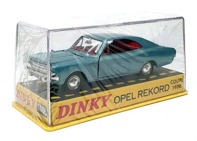Atlas Dinky Toys Appx 11cm Long 1405 - Opel Rekord Coupe 1900 - Blue - Image 1 of 4