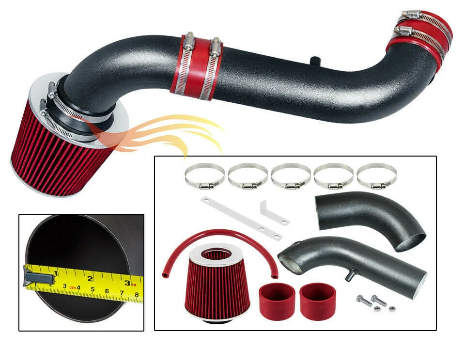 Kit de entrada de ar RW RED Ram +filtro para 03-10 Dodge Dakota 3.7L V6/4.7L V8 - Imagem 1 de 1