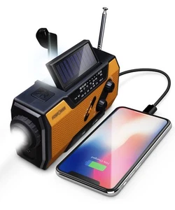 Emergency Weather Radio (Model A1) NOAA/AM/FM with 7400mWh Portable Power Ban... - Bild 1 von 7