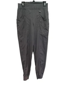 Climate Right Cuddl Duds Scrubs Pants Size Small Gray Medical Nurse Jogger Healt - Picture 1 of 5