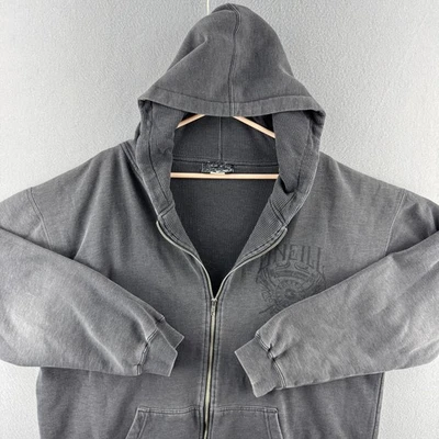 Sudadera con Capucha Oneill De Colección Para Hombres XL Gris Cremallera Completa Y2K Surf Motocross Foto 1 de 4