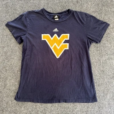 WVU West Virginia University adidas Youth XL Navy Blue Short T-Shirt - Image 1 of 4