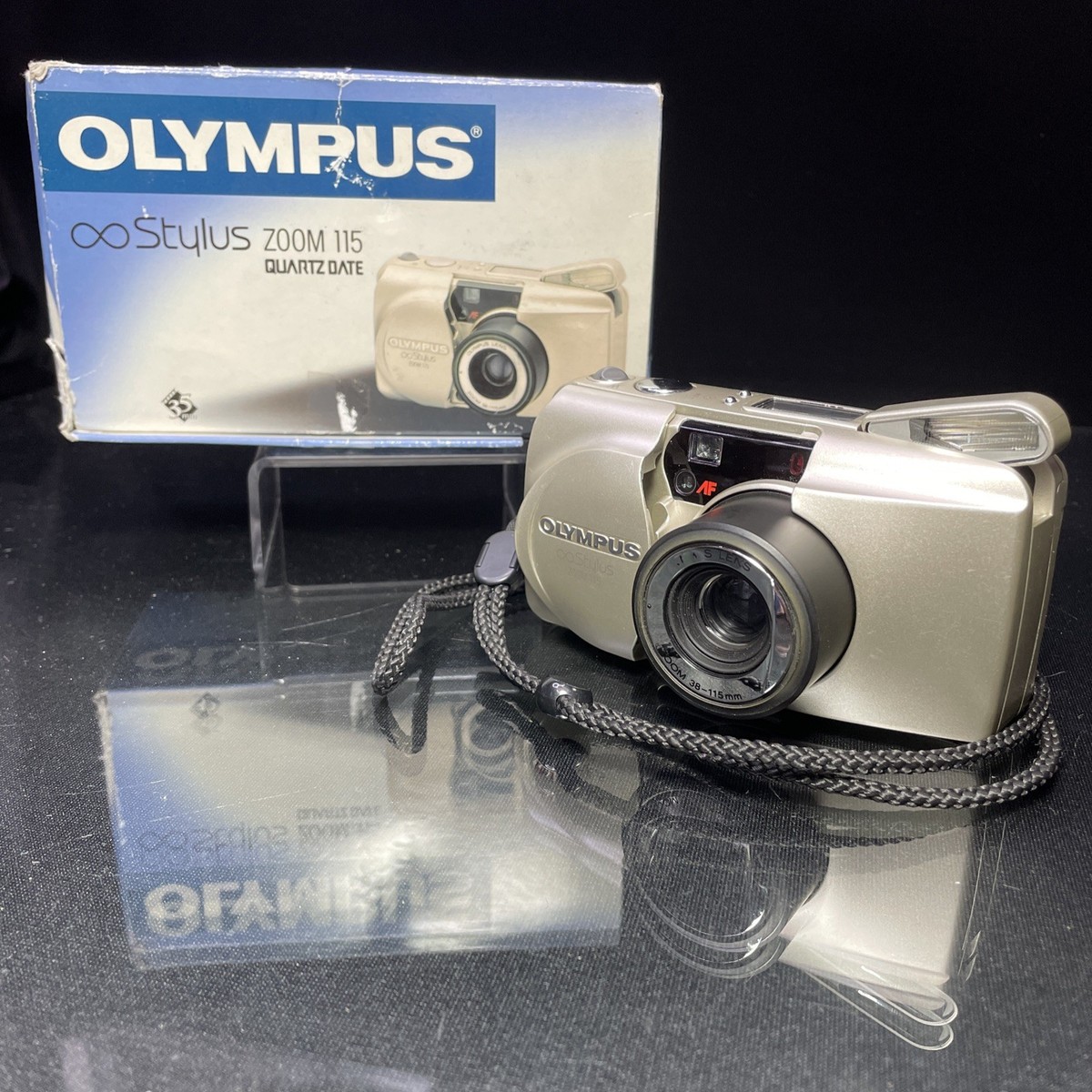OLYMPUS フィルムカメラ ∞ stylus ZOOM PANORAMA Olympus Mju II Zoom 80 Panorama 35mm Point & Shoot Film