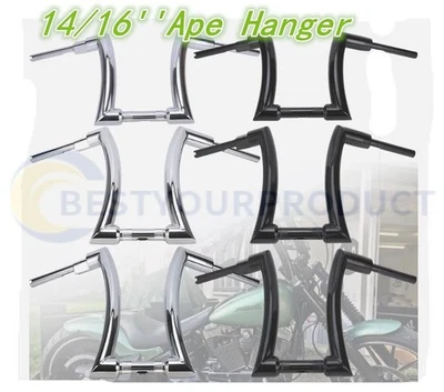 14/16'' Rise Ape Hanger Handlebar Fit For Raider S XV1900 Drag Bar - Image 1 of 4