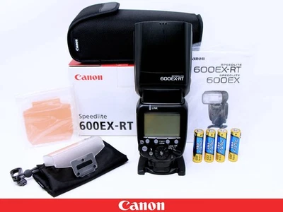 Canon Speedlite 600EX-RT Wireless Flash Full Set Near Mint Condition JAPAN - Image 1 of 4