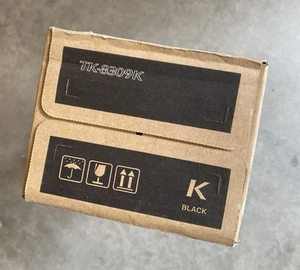 Genuine Kyocera TK-8309K Black Toner Kit Cartridge - Made In Japan - Afbeelding 1 van 2