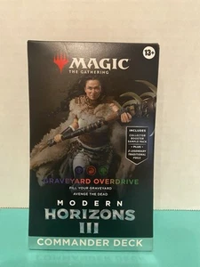 🔥Magic The Gathering Graveyard Overdrive Modern Horizons III Commander Deck NEW - Picture 1 of 6