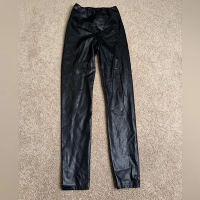 Wilfred Aritzia Black Leather Leggings Size Small - Image 1 of 3