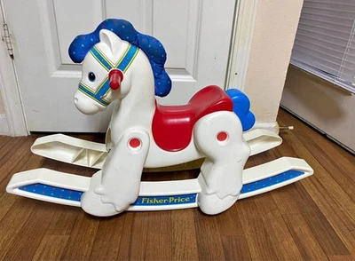 Pônei de Balanço Fisher-Price - #1016 Rocking Pony - Item Vintage 1988 - Imagem 1 de 2