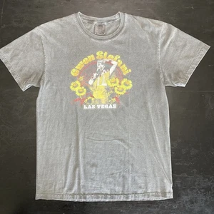 Camiseta Concierto Gwen Stefani Las Vegas MEDIANA Confort Colores 100% Algodón Gris - Imagen 1 de 5