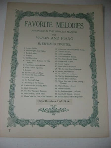 Home Sweet Home Arranged fro Violin Piano by Edward Streitel Sheet Music Simple - Picture 1 of 4