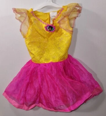 Disneys Fancy Nancy Dress Girl's Party Dress Up Halloween Size 4-6X  Pink Yellow - Image 1 of 4