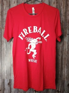 Camiseta Fireball Whisky Pequeña Directa Del Distribuidor Licor Alcohol Bartender - Imagen 1 de 6