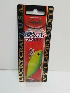 LUCKY CRAFT LV-300 N CRANKBAIT 3/4OZ LV300N LIME CHARTRUESE - Picture 1 of 5